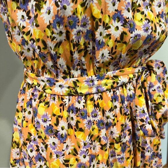 Floral Off-Shoulder mini Romper size small - Picture 6 of 14